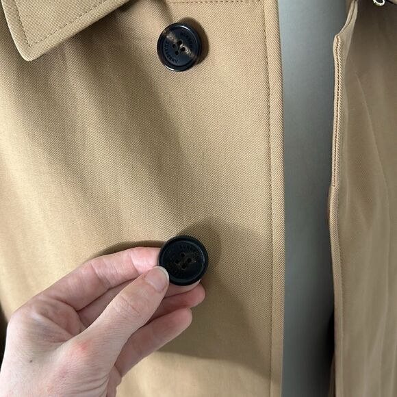 Burberry London Logo Tape Cotton Car Coat - Picture 8 of 16
